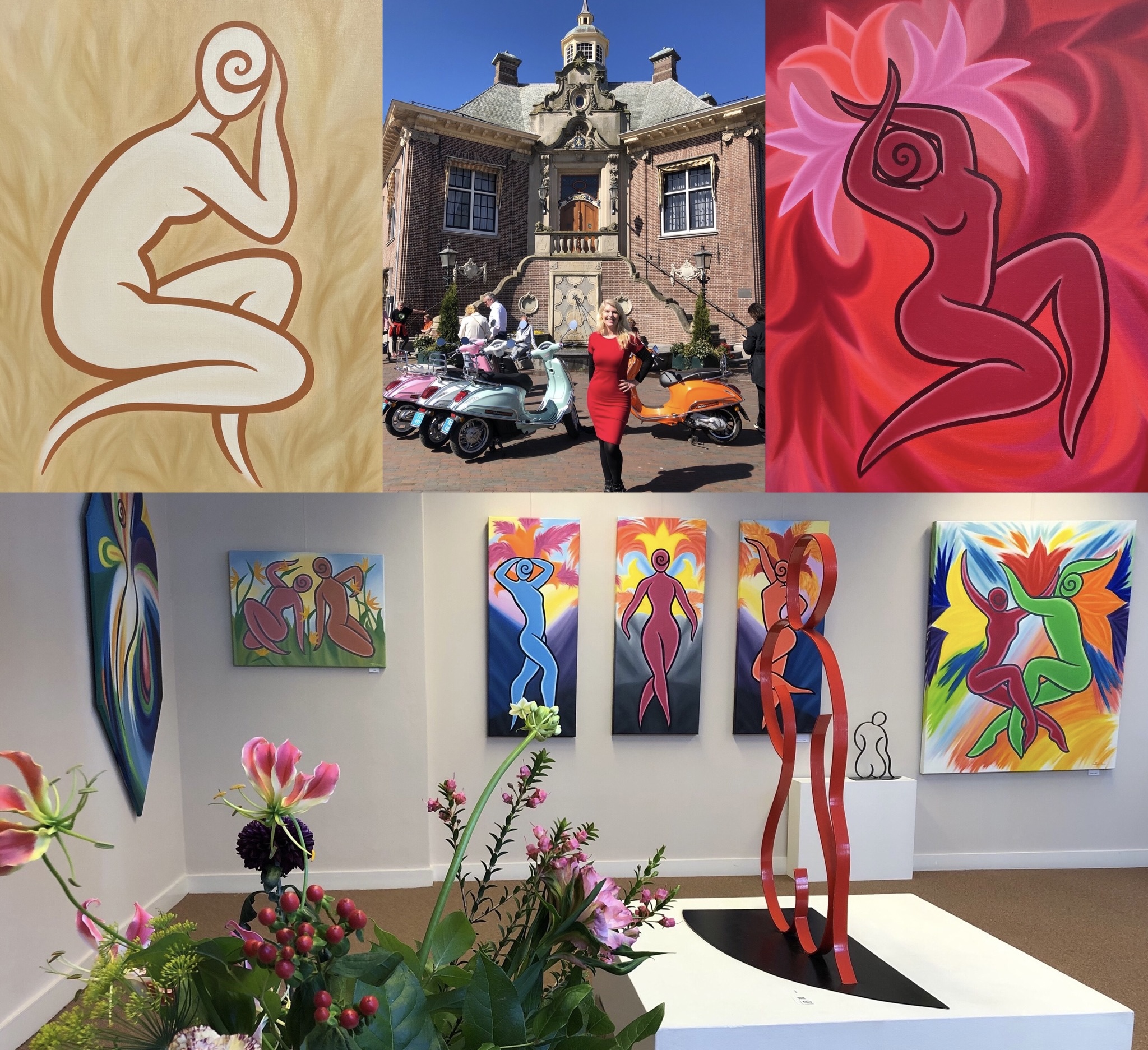 Expositie Donna Corbani in het Oude Raadhuis Zandvoort april 2026